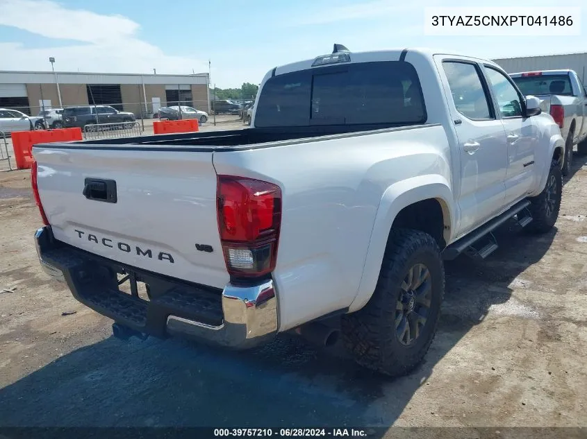 2023 Toyota Tacoma Sr5 V6 VIN: 3TYAZ5CNXPT041486 Lot: 39757210