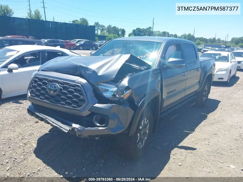 2023 Toyota Tacoma Trd Off Road VIN: 3TMCZ5AN7PM587377 Lot: 39763360