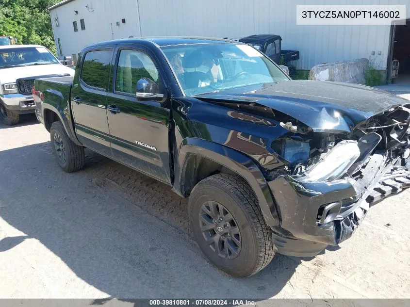 2023 Toyota Tacoma Sr5 V6 VIN: 3TYCZ5AN0PT146002 Lot: 39810801