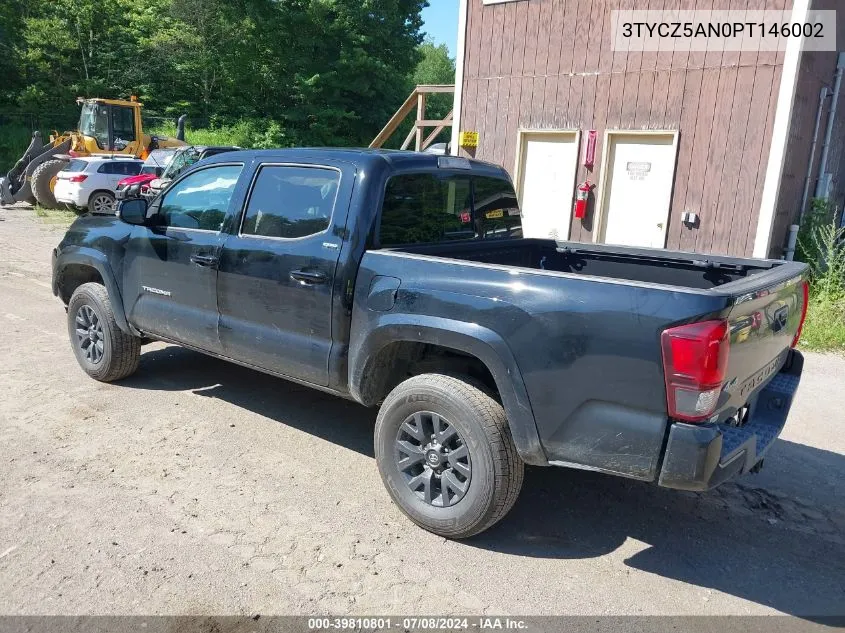 2023 Toyota Tacoma Sr5 V6 VIN: 3TYCZ5AN0PT146002 Lot: 39810801