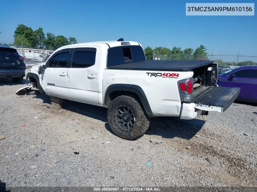 2023 Toyota Tacoma Trd Off Road VIN: 3TMCZ5AN9PM610156 Lot: 39850067