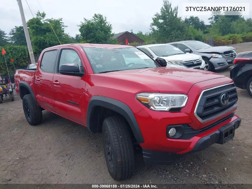 2023 Toyota Tacoma Sr5 V6 VIN: 3TYCZ5AN0PT176021 Lot: 39868159