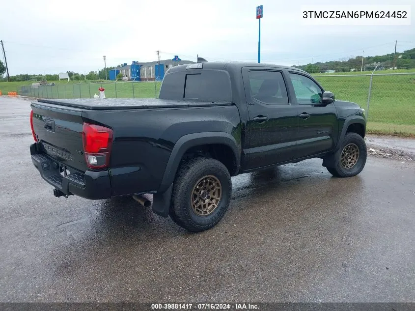 2023 Toyota Tacoma Trail Edition VIN: 3TMCZ5AN6PM624452 Lot: 39881417