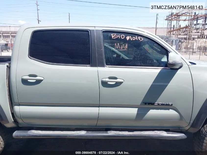 2023 Toyota Tacoma Trd Off Road VIN: 3TMCZ5AN7PM548143 Lot: 39884578