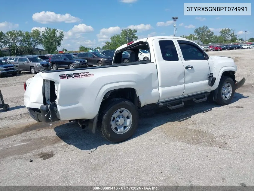 2023 Toyota Tacoma Sr VIN: 3TYRX5GN8PT074991 Lot: 39889413