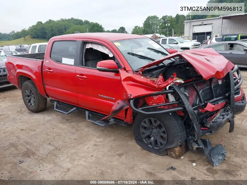 2023 Toyota Tacoma Sr5 V6 VIN: 3TMCZ5AN0PM596812 Lot: 39889686