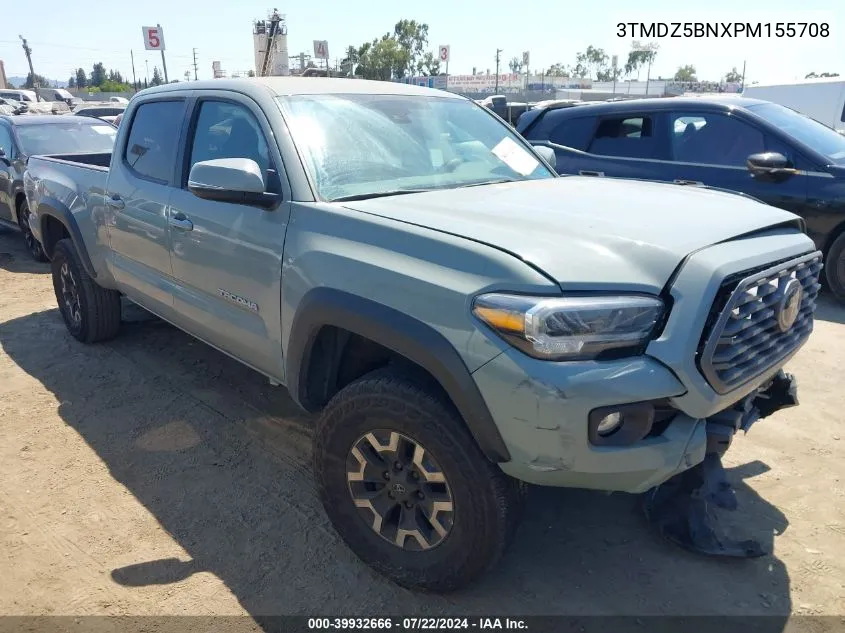 2023 Toyota Tacoma Trd Off Road VIN: 3TMDZ5BNXPM155708 Lot: 39932666