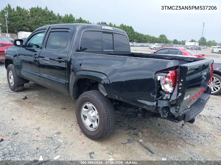 2023 Toyota Tacoma Sr V6 VIN: 3TMCZ5AN5PM537206 Lot: 39933024