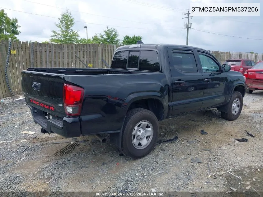 2023 Toyota Tacoma Sr V6 VIN: 3TMCZ5AN5PM537206 Lot: 39933024