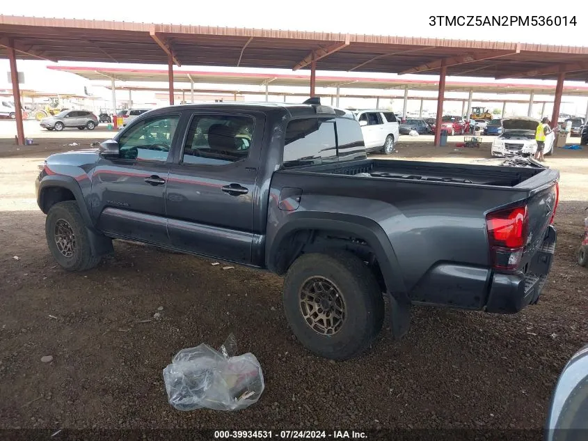 3TMCZ5AN2PM536014 2023 Toyota Tacoma Trail Edition