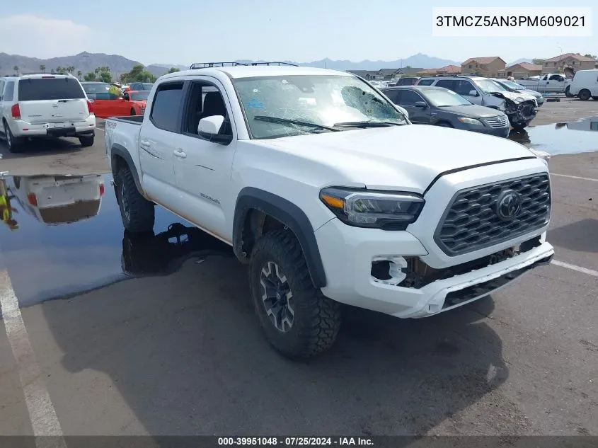 2023 Toyota Tacoma Trd Off Road VIN: 3TMCZ5AN3PM609021 Lot: 39951048