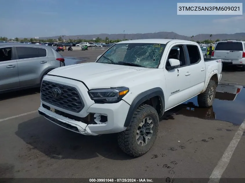 2023 Toyota Tacoma Trd Off Road VIN: 3TMCZ5AN3PM609021 Lot: 39951048