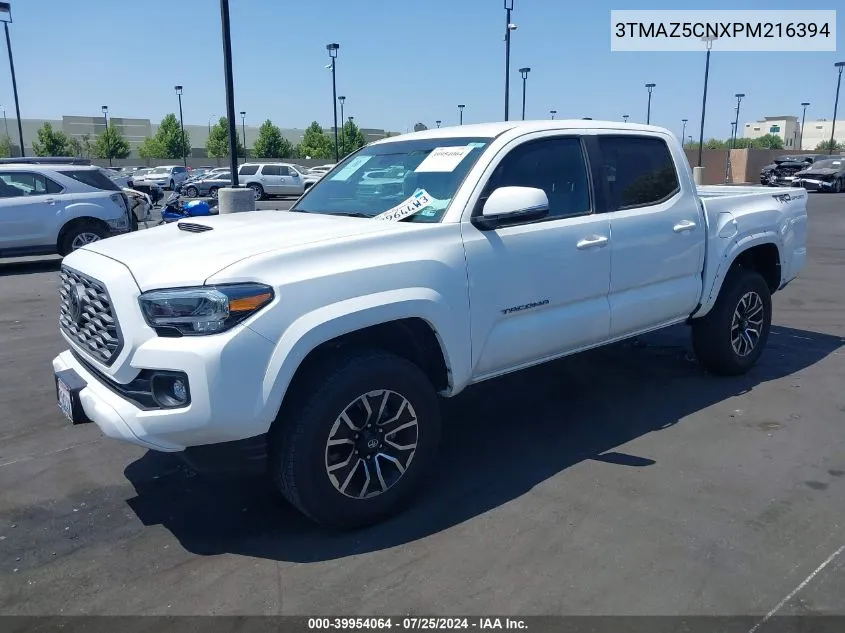 2023 Toyota Tacoma Trd Sport VIN: 3TMAZ5CNXPM216394 Lot: 39954064