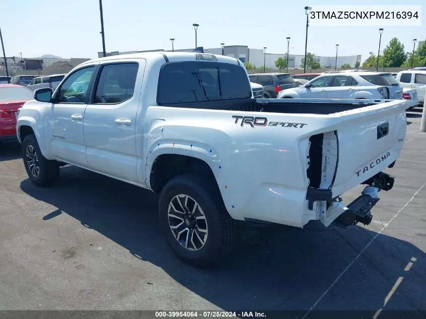 2023 Toyota Tacoma Trd Sport VIN: 3TMAZ5CNXPM216394 Lot: 39954064