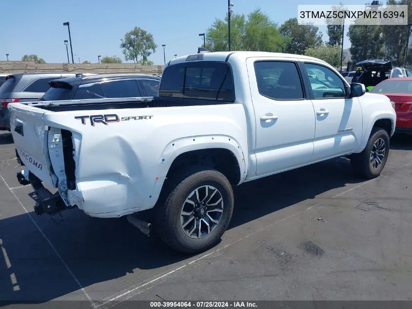 2023 Toyota Tacoma Trd Sport VIN: 3TMAZ5CNXPM216394 Lot: 39954064