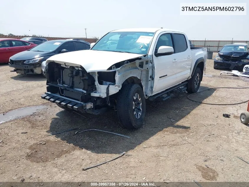 2023 Toyota Tacoma Trd Off Road VIN: 3TMCZ5AN5PM602796 Lot: 39957358