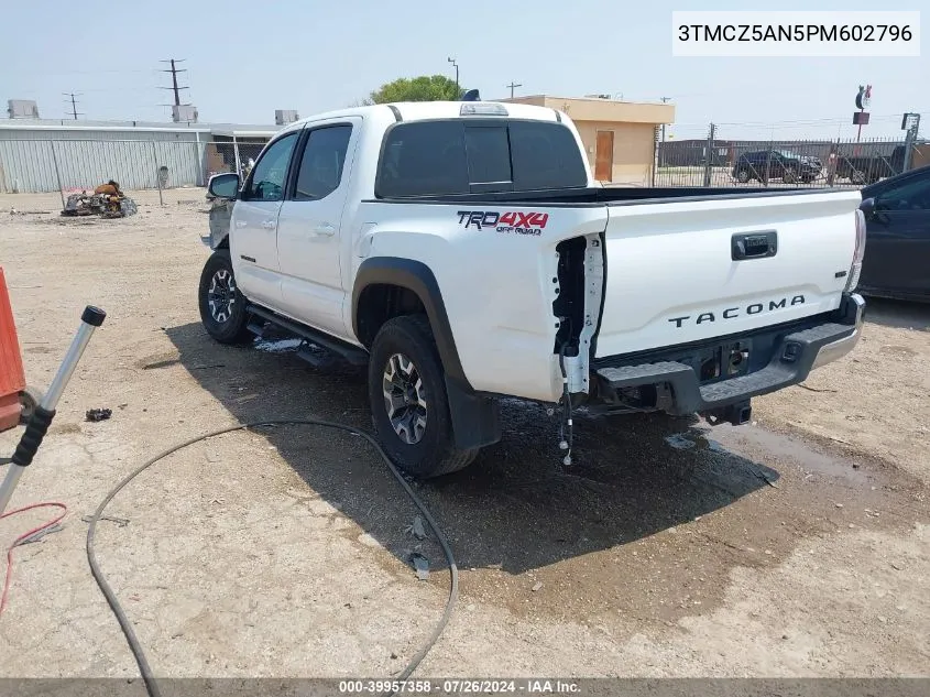 2023 Toyota Tacoma Trd Off Road VIN: 3TMCZ5AN5PM602796 Lot: 39957358