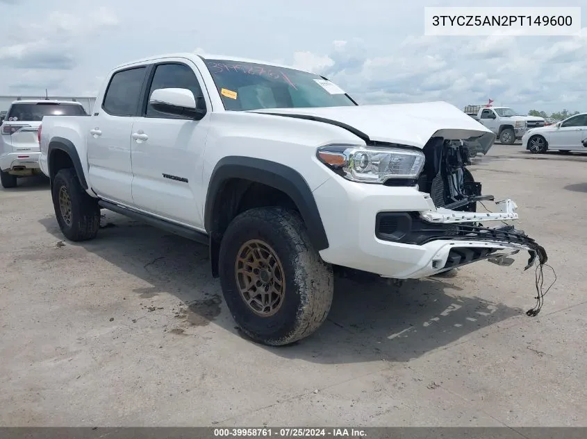 2023 Toyota Tacoma Trail Edition VIN: 3TYCZ5AN2PT149600 Lot: 39958761