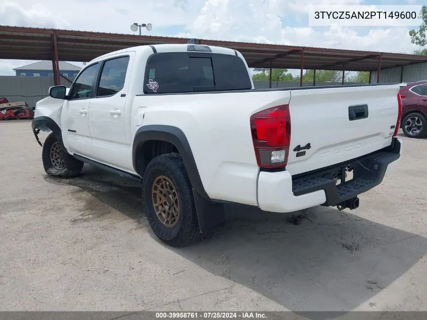 3TYCZ5AN2PT149600 2023 Toyota Tacoma Trail Edition