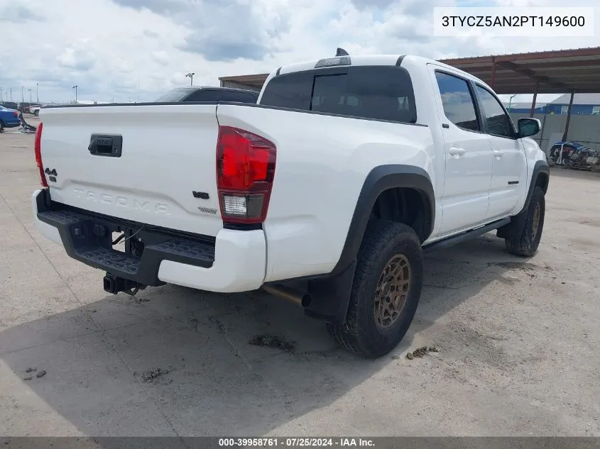 3TYCZ5AN2PT149600 2023 Toyota Tacoma Trail Edition