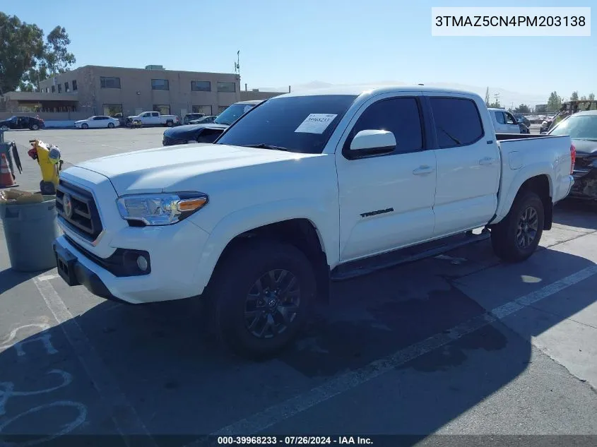 2023 Toyota Tacoma Sr5 V6 VIN: 3TMAZ5CN4PM203138 Lot: 39968233