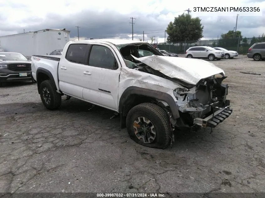 2023 Toyota Tacoma Trd Off Road VIN: 3TMCZ5AN1PM653356 Lot: 39987032