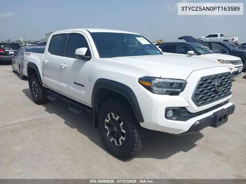 2023 Toyota Tacoma Trd Off Road VIN: 3TYCZ5AN0PT163589 Lot: 39990628