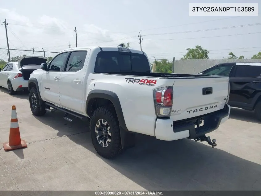 2023 Toyota Tacoma Trd Off Road VIN: 3TYCZ5AN0PT163589 Lot: 39990628