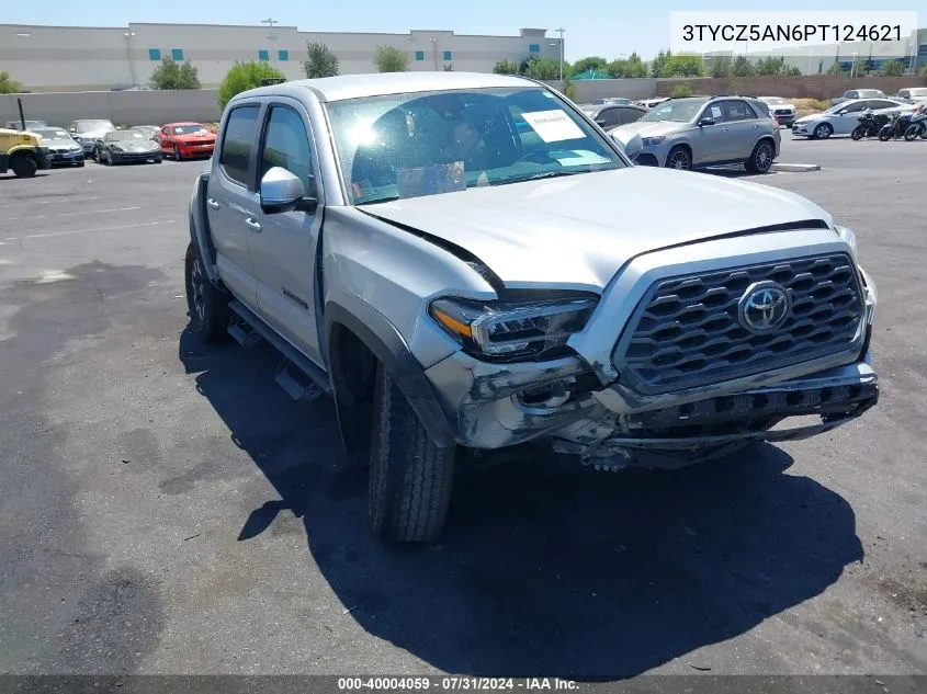 2023 Toyota Tacoma Trd Off Road VIN: 3TYCZ5AN6PT124621 Lot: 40004059