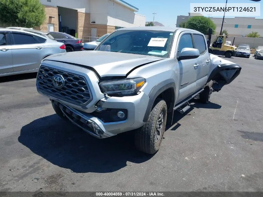 2023 Toyota Tacoma Trd Off Road VIN: 3TYCZ5AN6PT124621 Lot: 40004059