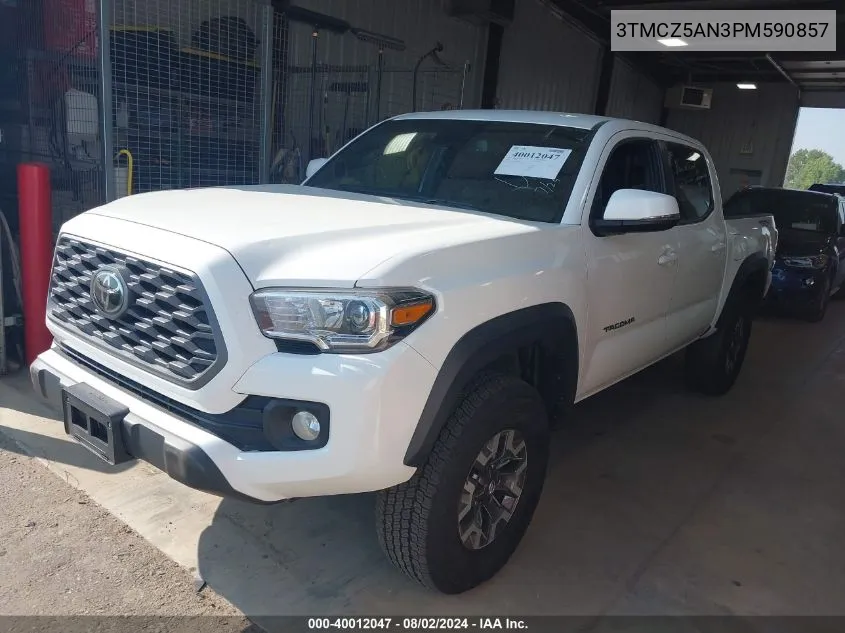 2023 Toyota Tacoma Trd Off Road VIN: 3TMCZ5AN3PM590857 Lot: 40012047