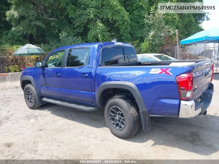 2023 Toyota Tacoma Sr5 V6 VIN: 3TMCZ5ANXPM649595 Lot: 40020007