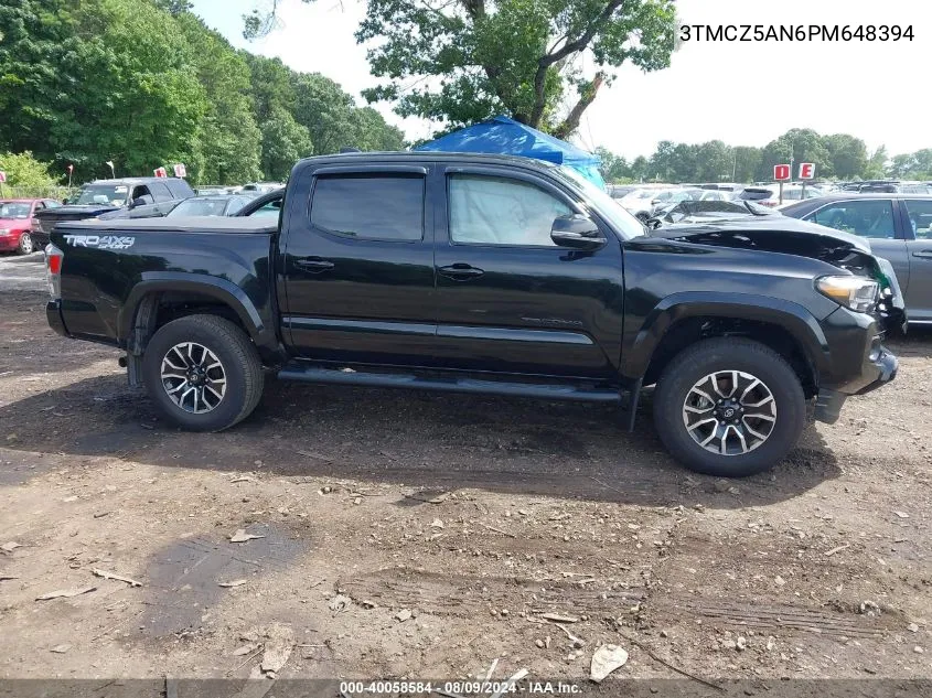 2023 Toyota Tacoma Trd Sport VIN: 3TMCZ5AN6PM648394 Lot: 40058584