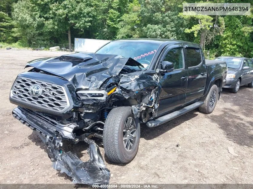 2023 Toyota Tacoma Trd Sport VIN: 3TMCZ5AN6PM648394 Lot: 40058584