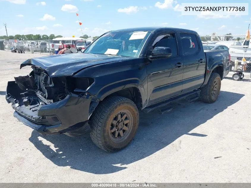 2023 Toyota Tacoma Sr V6 VIN: 3TYCZ5ANXPT177368 Lot: 40090418