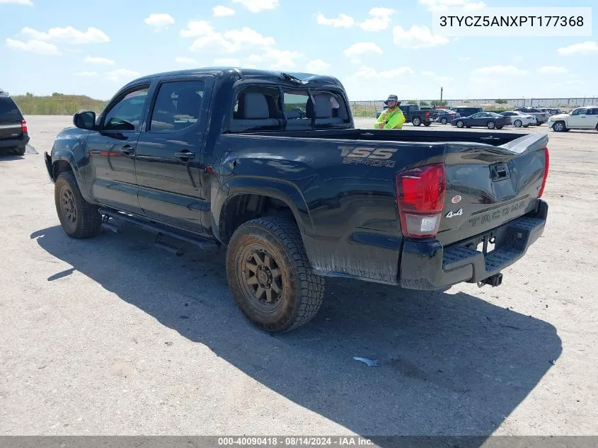 2023 Toyota Tacoma Sr V6 VIN: 3TYCZ5ANXPT177368 Lot: 40090418