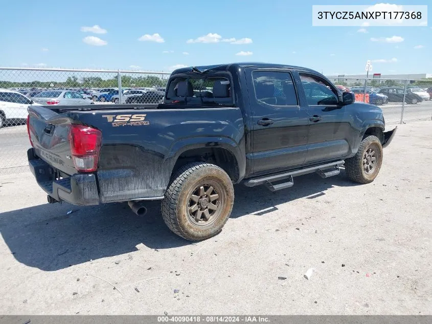 2023 Toyota Tacoma Sr V6 VIN: 3TYCZ5ANXPT177368 Lot: 40090418