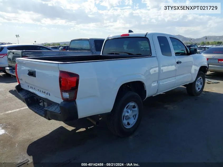 2023 Toyota Tacoma Sr VIN: 3TYSX5ENXPT021729 Lot: 40142458