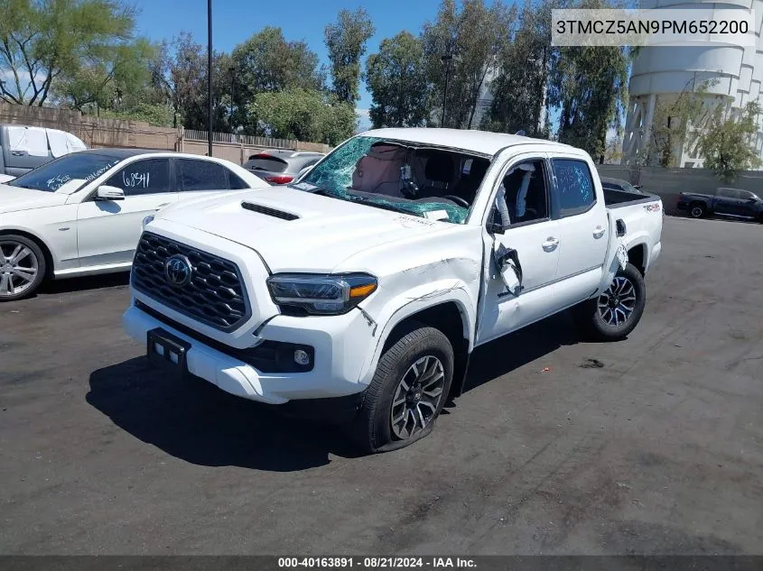 2023 Toyota Tacoma Double Cab/Sr/Sr5/Trail/Trd Sport/Trd Off Road/Trd Pro VIN: 3TMCZ5AN9PM652200 Lot: 40163891