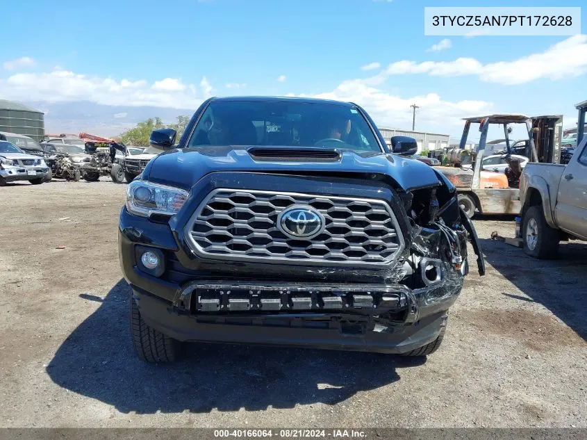 2023 Toyota Tacoma Sr V6/Sr5 V6/Trail Edition/Trd Off Road/Trd Pro/Trd Sport VIN: 3TYCZ5AN7PT172628 Lot: 40166064