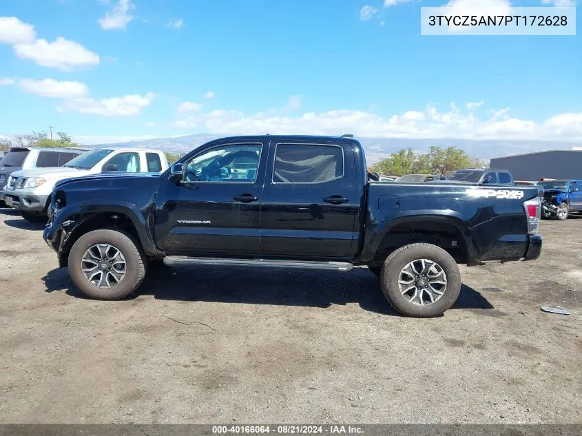 2023 Toyota Tacoma Sr V6/Sr5 V6/Trail Edition/Trd Off Road/Trd Pro/Trd Sport VIN: 3TYCZ5AN7PT172628 Lot: 40166064