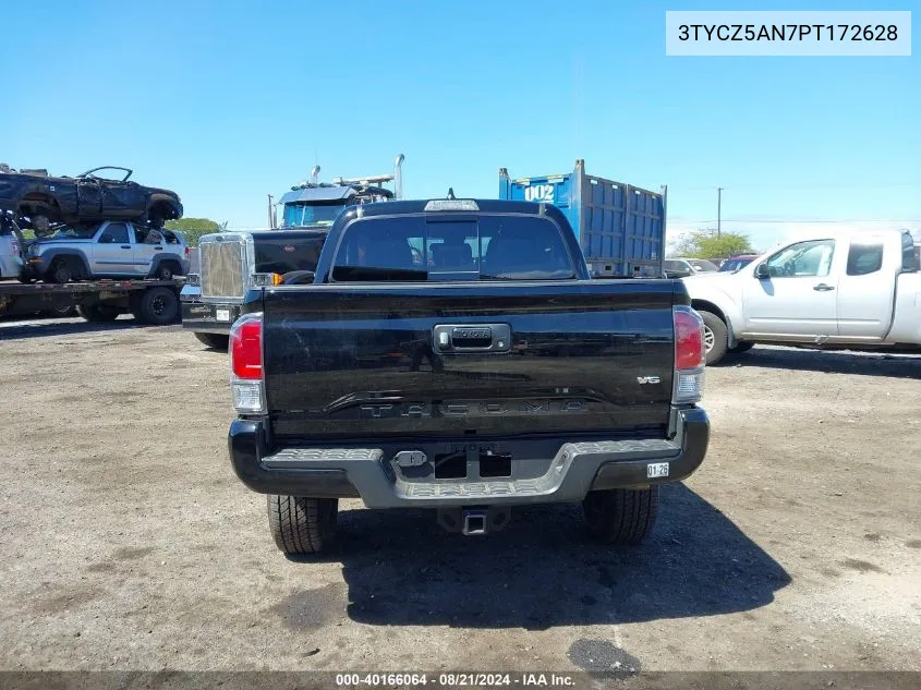 2023 Toyota Tacoma Sr V6/Sr5 V6/Trail Edition/Trd Off Road/Trd Pro/Trd Sport VIN: 3TYCZ5AN7PT172628 Lot: 40166064