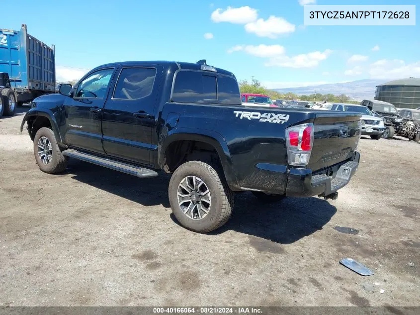 2023 Toyota Tacoma Sr V6/Sr5 V6/Trail Edition/Trd Off Road/Trd Pro/Trd Sport VIN: 3TYCZ5AN7PT172628 Lot: 40166064