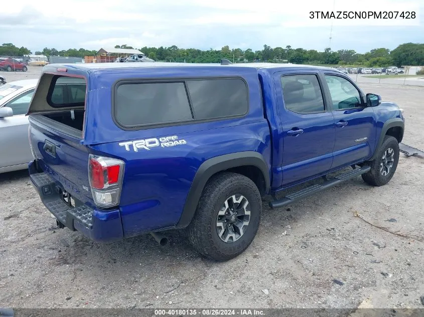 2023 Toyota Tacoma Trd Off Road VIN: 3TMAZ5CN0PM207428 Lot: 40180135