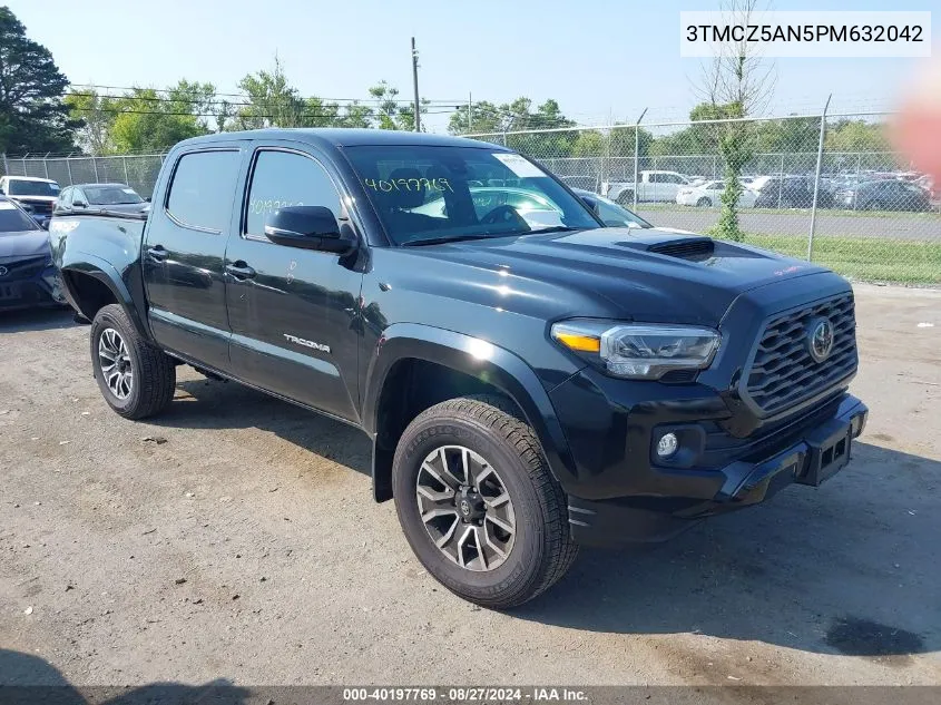 2023 Toyota Tacoma Trd Sport VIN: 3TMCZ5AN5PM632042 Lot: 40197769