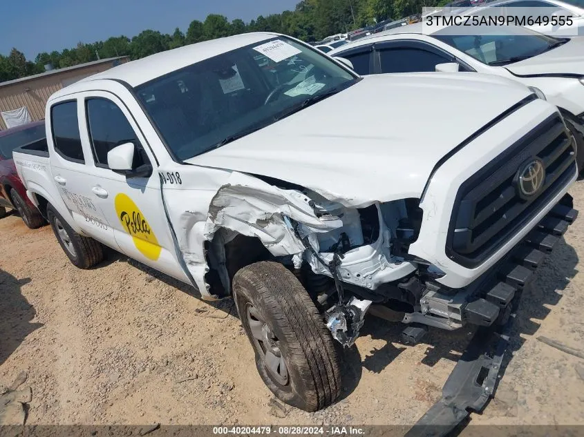 2023 Toyota Tacoma Sr V6 VIN: 3TMCZ5AN9PM649555 Lot: 40204479