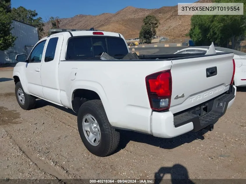 2023 Toyota Tacoma Sr VIN: 3TYSX5EN2PT019554 Lot: 40218364