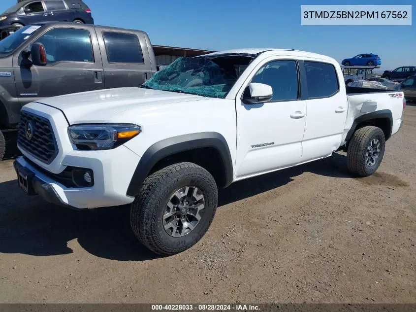 2023 Toyota Tacoma Trd Off Road VIN: 3TMDZ5BN2PM167562 Lot: 40228033