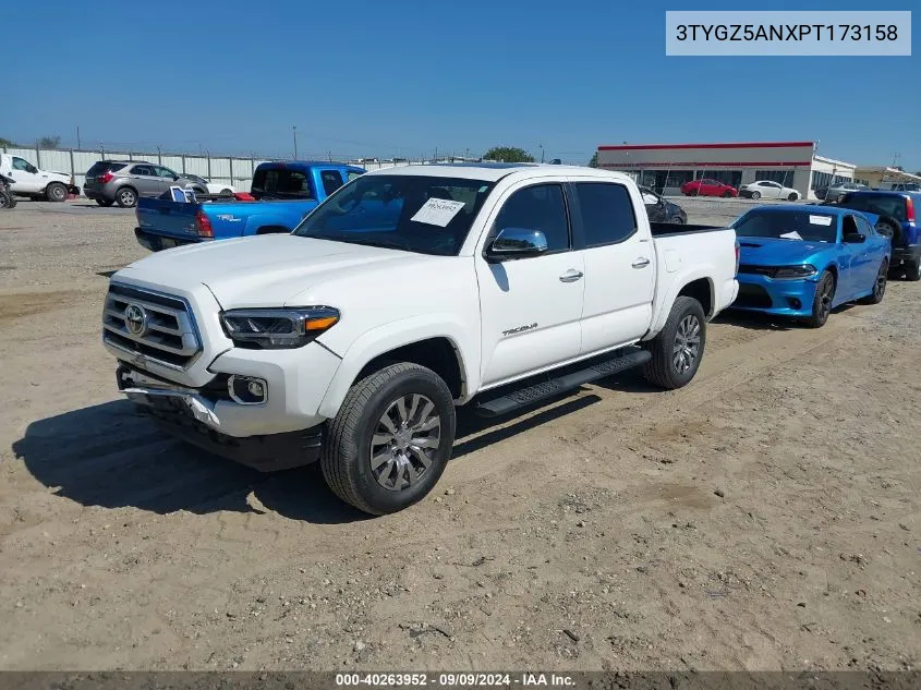 2023 Toyota Tacoma Limited VIN: 3TYGZ5ANXPT173158 Lot: 40263952