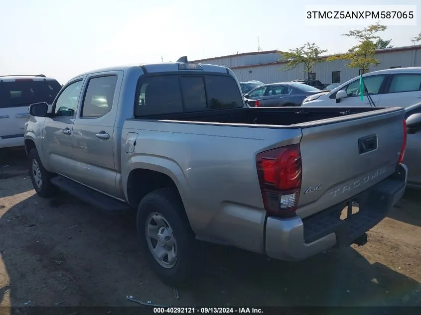 2023 Toyota Tacoma Double Cab/Sr/Sr5/Trail/T VIN: 3TMCZ5ANXPM587065 Lot: 40292121